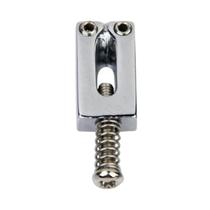 Carrinho Ponte Guitarra Strato Cromado Rastilho Saddle Stratocaster 10,2mm c/ Parafusos Ponte
