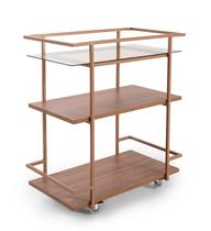 Carrinho Porta Objetos Decorativo Bar Linha Frame Aço Forma