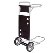 Carrinho Praia Alumínio com Avanço Preto 002596 MOR Carrinho Praia Alumínio com Avanço Preto 002596 MOR