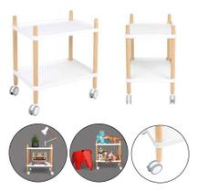 Carrinho Prateleira Organizador Manoel C/ Rodinha