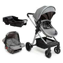 Carrinho Prestige bebê conforto e base Voyage Cor: Preto