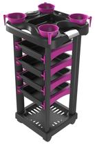 Carrinho Preto com Pink para Tintura Luxo - Santa Clara