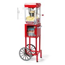 Carrinho profissional Nostalgia para fazer pipocas 2,5 onças 300 ml vermelho