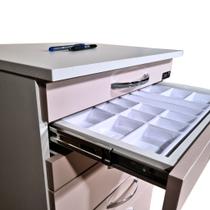 Carrinho Profissional Odonto Pediatra Pink/Rosa