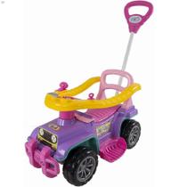 Carrinho Quadriciclo De Passeio com Empurrador sem Pedal Jip Jip Menina Maral