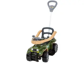 Carrinho Quadriciclo Infantil Passeio Empurrador Jip Jip Militar