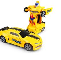 Carrinho Que Vira Robô Transformers Bate E Volta - Kbum Carrinho Que Vira Robô Transformers Bate E Volta - Kbum