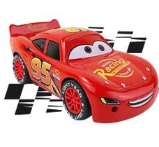 Carrinho Relâmpago McQueen De Fricção Rodas Grandes De Borracha Metal Monster Truck Carrinho Relâmpago McQueen De Fricção Rodas Grandes De Borracha Metal Monster Truck