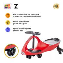 Carrinho Rolimã Infantil Ginga Car Movimento Manual Vermelho