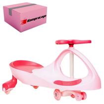 Carrinho Rolimã Volante Super Car Rosa Brinquedo Barato Carrinho Rolimã Volante Super Car Rosa Brinquedo Barato