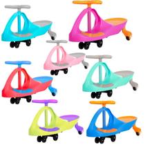 Carrinho Rolimã Zig Zag Car 360 Roda Led Infantil Castela