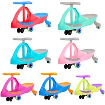 Carrinho Rolimã Zig Zag Car 360 Roda Led Infantil - Castela