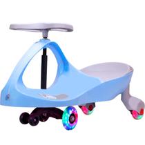 Carrinho Rolimã Zig Zag Car Azul Cinza 360 Roda Led Castela Carrinho Rolimã Zig Zag Car Azul Cinza 360 Roda Led Castela