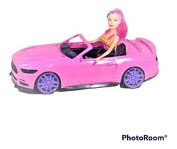 Carrinho Rosa Compativel Com Barbie Conversivel Boneca