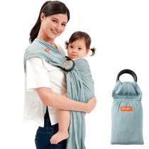 Carrinho Sling para Bebê Mamaway - Azul - Para Recém-Nascido e Crianças