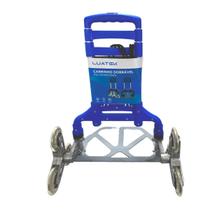 Carrinho Sobe Escada Multiuso Transporte de Carga Compras 70kg Alumínio Carrinho Sobe Escada Multiuso Transporte de Carga Compras 70kg Alumínio