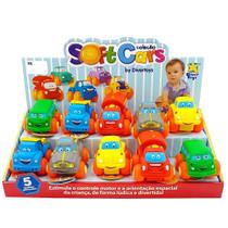 Carrinho Soft Cars Mordedor Para Bebe