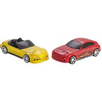 Carrinho speeds conversivel e new car 17cm cores sortidas - bs toys