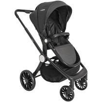 Carrinho Sunny e Moisés - Melange Preto Carrinho Sunny e Moisés - Melange Preto