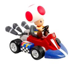Carrinho Super Mario Miniatura Fricção - Toad