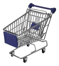 Carrinho Supermercado Miniatura - Compacto E Prático