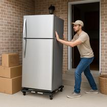 Carrinho Suporte Com Rodinhas Multiuso Para Carregar Geladeira Fogão Móvel Objetos Pesados