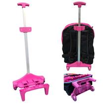 Carrinho Suporte de 1 Haste para mochila de 43 A 45 cm de Alumínio ROSA