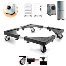 Carrinho Suporte móvel de geladeira refrigerador fogão eletrodoméstico freezer máquina de lavar com rodas base ajustável Gira fácil até 200kg