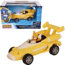 Carrinho Tails Fricção Pull Back 9cm Filme Sonic 3 Fun