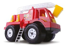Carrinho Tandy Papa-fogo Caminhão De Bombeiros Grande