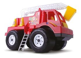 Carrinho Tandy Papa-fogo Caminhão De Bombeiros Grande