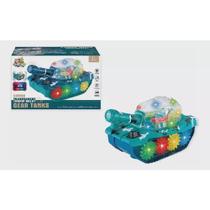 Carrinho Tank Infantil Transparente Colorido Bate E Volta Carrinho Tank Infantil Transparente Colorido Bate E Volta