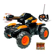 Carrinho Tanque De Guerra Recarregável Atira Bolinha Em Gel