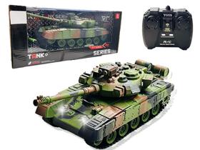 Carrinho Tanque de Guerra Recarregável Com Luzes e Sons - Toy King