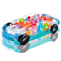 Carrinho Tech Gear Transparente Com Luzes - Toyng