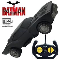 Carrinho The Batman 2022 Batmovel Recarregável Controle Remoto 7 Funções