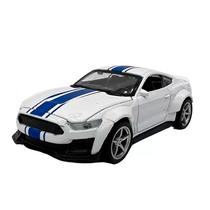 Carrinho Tipo Mustang GT Miniatura McFive Die-Cast Model 1981 Escala 1:32 Branco 6836-32 - Dorémi Carrinho Tipo Mustang GT Miniatura McFive Die-Cast Model 1981 Escala 1:32 Branco 6836-32 - Dorémi