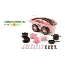 Carrinho Tractor Cozinha Poá Infantil Simo Toys 25 Peças (4928)