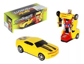 Carrinho Transformers Bumblebee Camaro Brinquedo Carrinho Transformers Bumblebee Camaro Brinquedo