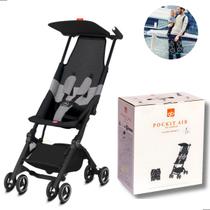 Carrinho Transporte Passeio Gb Bebê Pockit Air All terrain Velvet Black Carrinho Transporte Passeio Gb Bebê Pockit Air All terrain Velvet Black