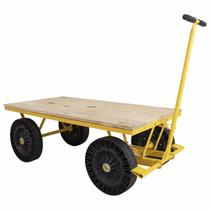 Carrinho transporte plataforma madeira 300kg - lynus mp-300 Carrinho transporte plataforma madeira 300kg - lynus mp-300