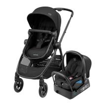 Carrinho Travel System Anna³ Maxi-Cosi Trio com Base - Preto - Infanti Safety Quinny Voy