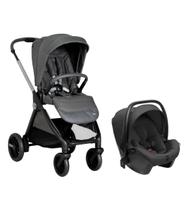 Carrinho Travel System Bellagio Chicco Cinza Escuro Carrinho Travel System Bellagio Chicco Cinza Escuro
