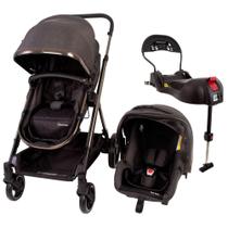 Carrinho Travel System Discover Trio Black Chrome Safety