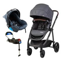 Carrinho Travel System Epic Lite TS Trio Black Deep Infanti