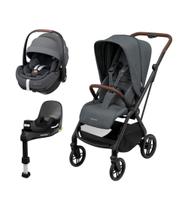Carrinho Travel System Leona² Pebble Pro 360 - Maxi-Cosi Twillic Graphite