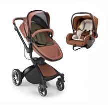 Carrinho Travel System Litet Candy Caramelo Com Bebe Confort