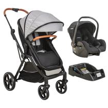 Carrinho Travel System Nomad Grafite com Base - Kiddo