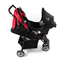 Carrinho Travel System Para Bebê + Bebê Conforto Safety Vermelho