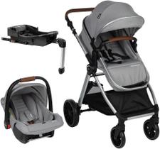Carrinho Travel System Romanzo Trio Isofix Cinza Granizo - Infanti